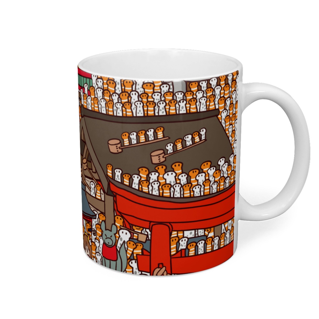 アナゴ神社マグ（アナゴの嫁入りバージョン）