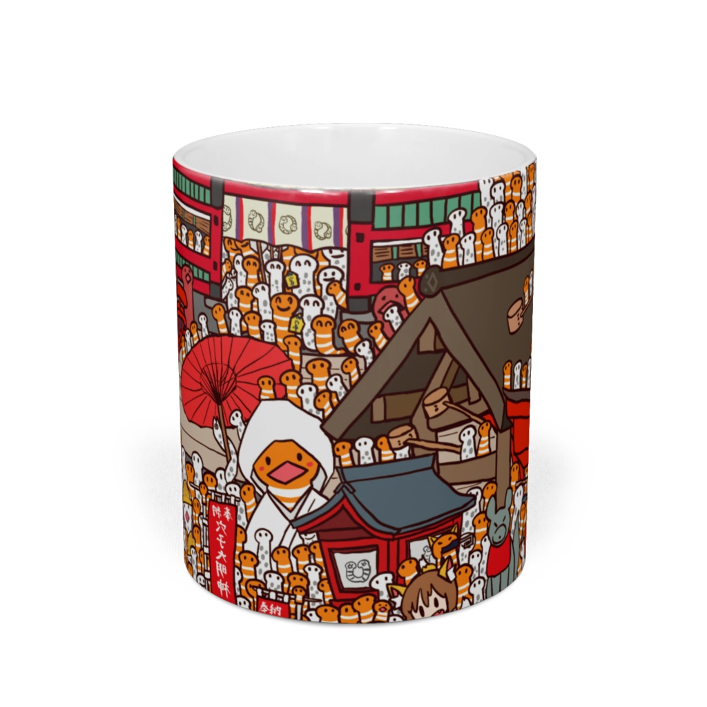 アナゴ神社マグ(アナゴの嫁入りバージョン)