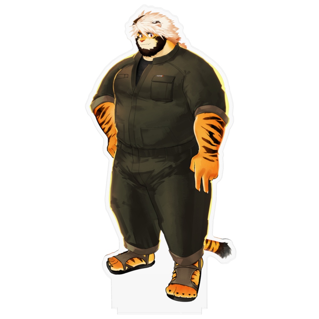 ツナギ悶々立ち絵アクリルフィギュア