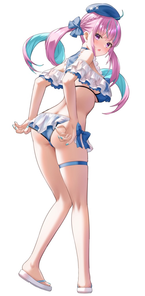 【C106】湊あくあ AQUART4水着衣装 アクリルスタンド