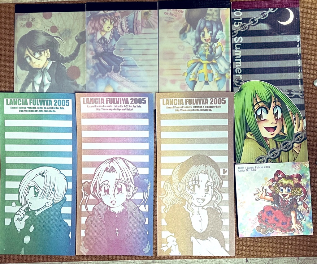 【二次創作色々】メモパッド&一筆箋セット【過去品】