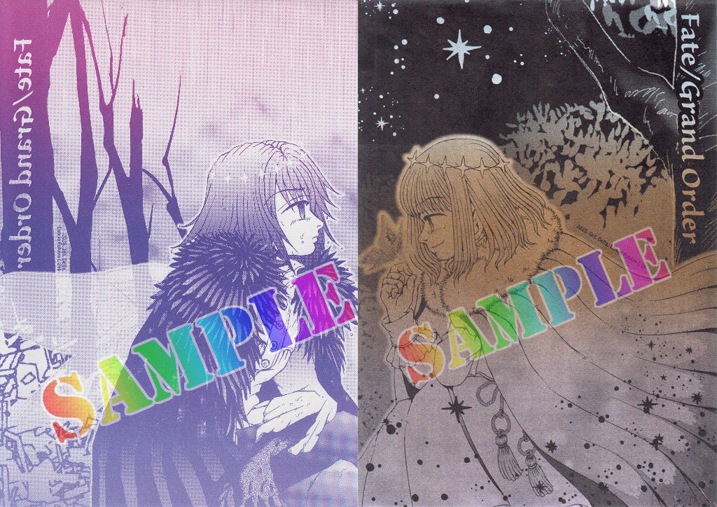 同人便箋【L-24】FGOオベロン（２種セット）