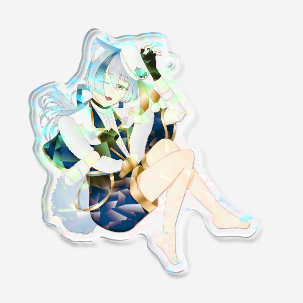 犬雪シュウセイ🐾きらきらアクリルキーホルダー