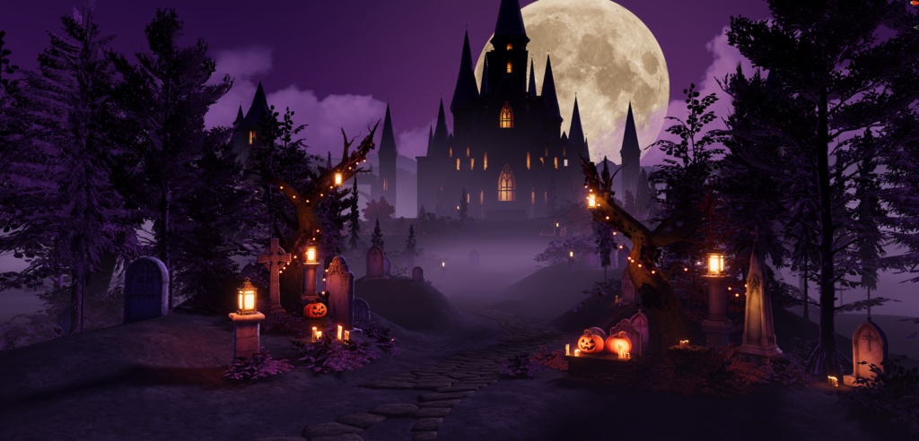 [Warudo Pro] Halloween Castle