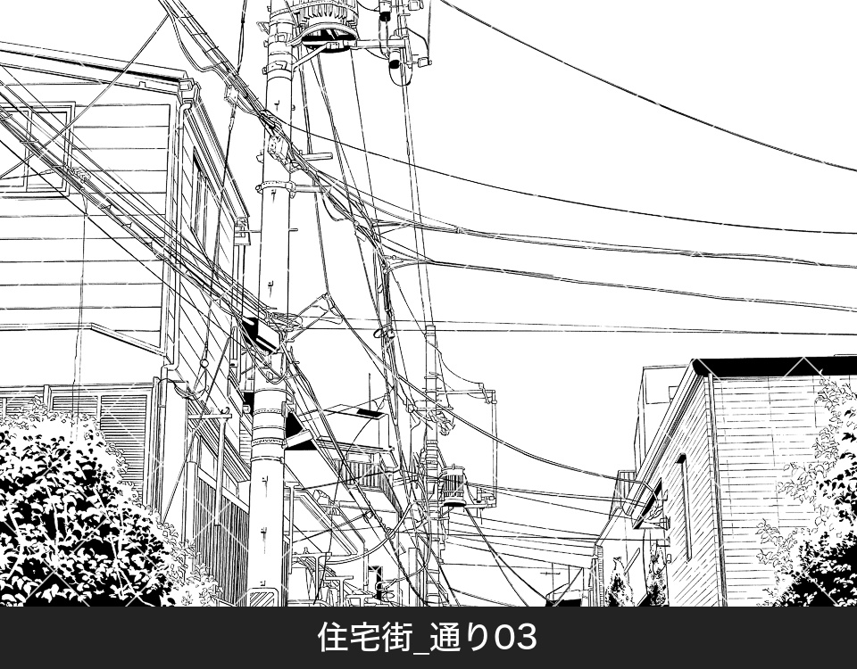 住宅街の通り３