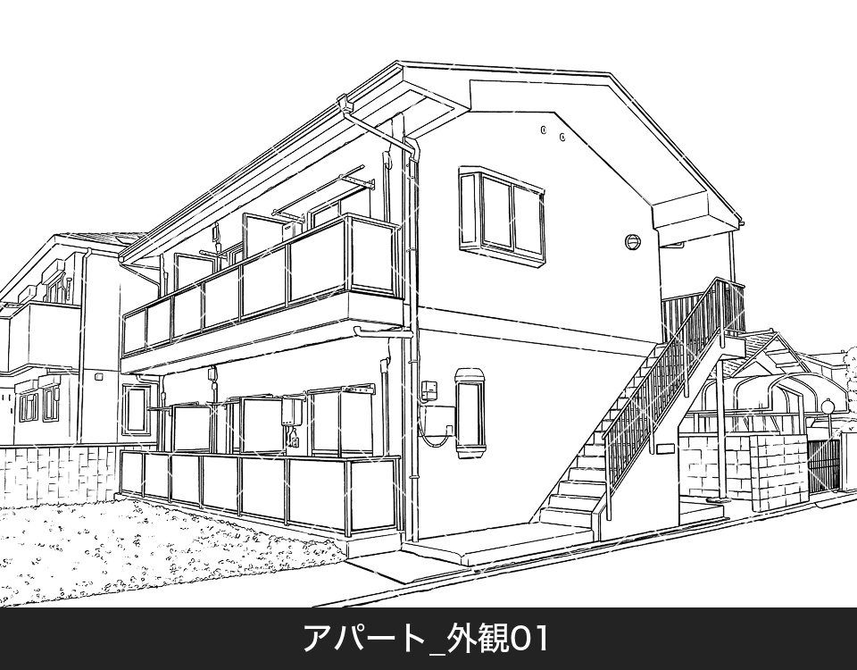 アパート外観