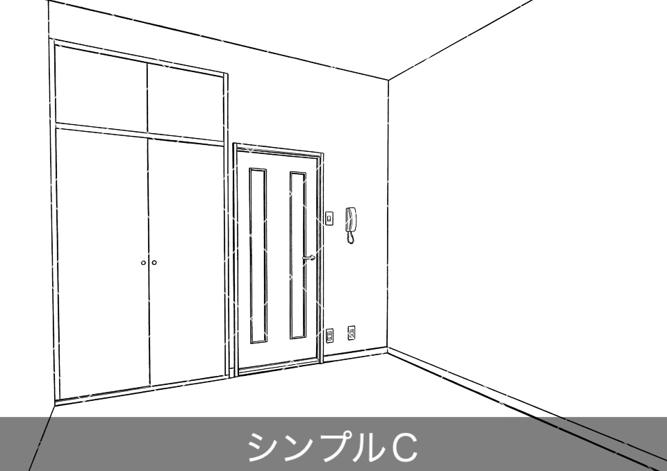 アパート室内(アタリ付き)