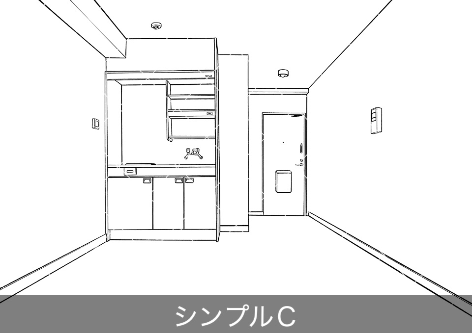 アパート室内2(アタリ付き)