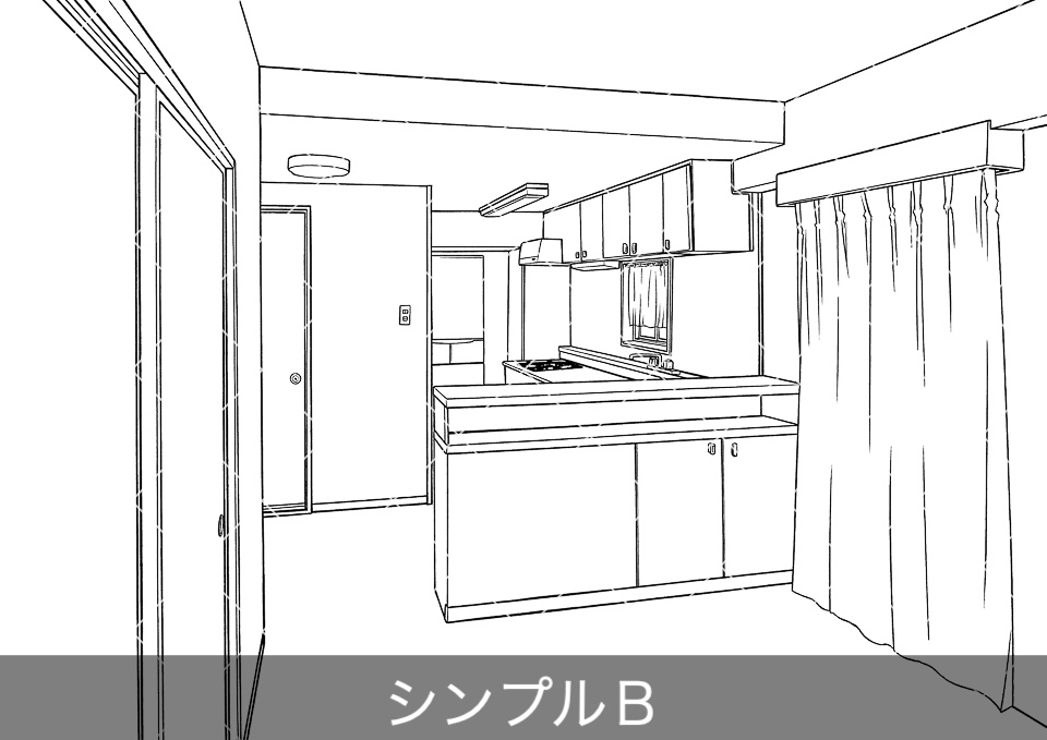 【無料】ダイニングキッチン(アタリ付き)