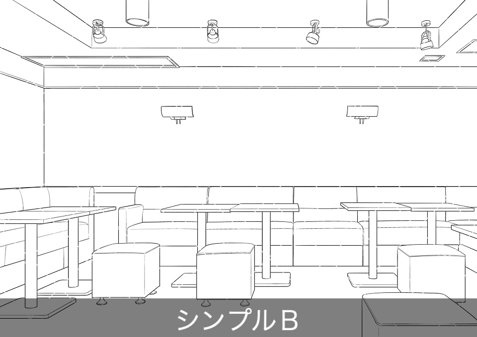 ナイトラウンジ店内(アタリ付き)