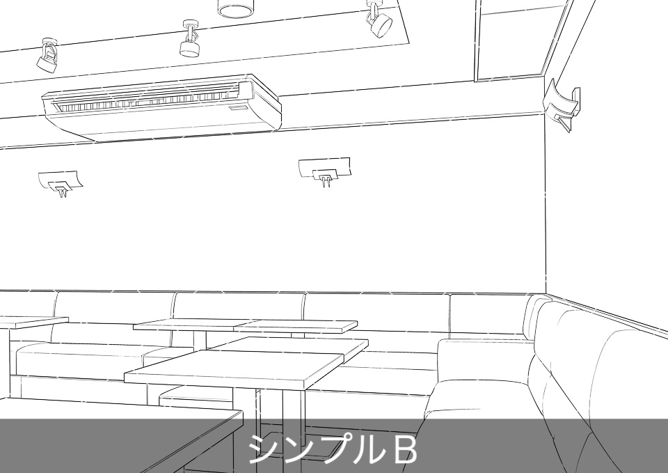 【無料】ナイトラウンジ店内2(アタリ付き)