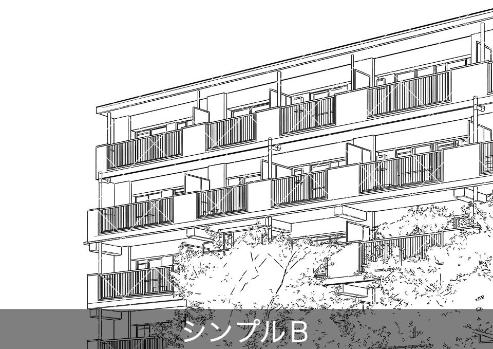 【無料】マンション外観2