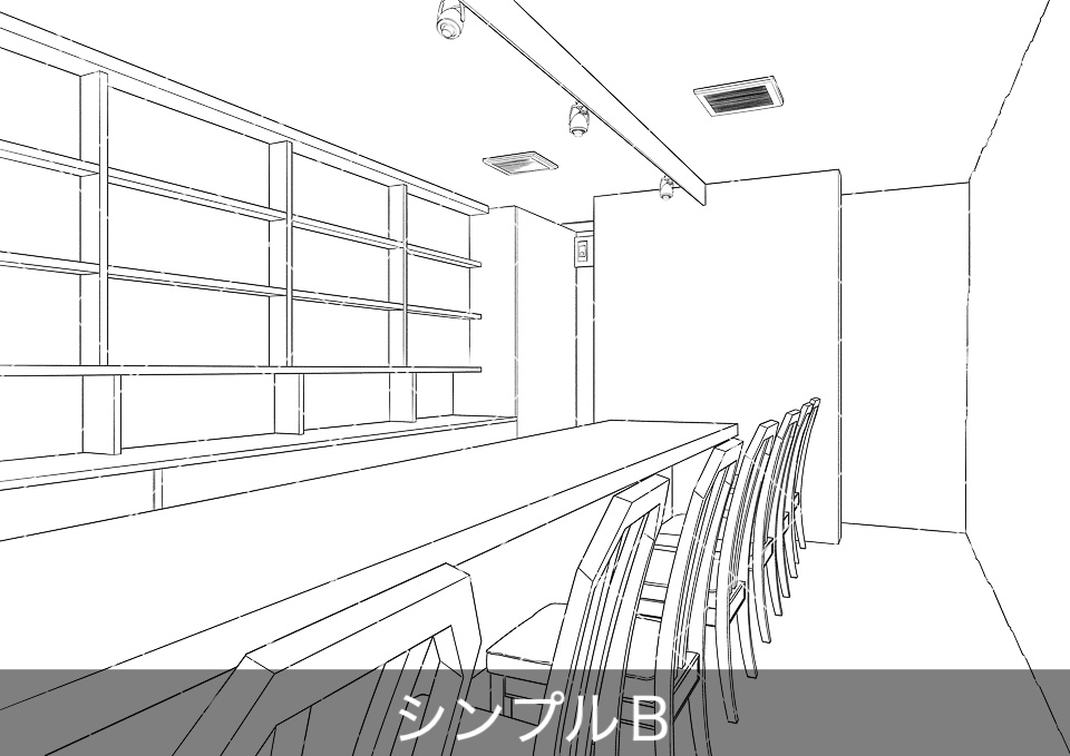 バー店内(アタリ付き)