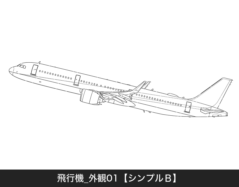 飛行機の外観