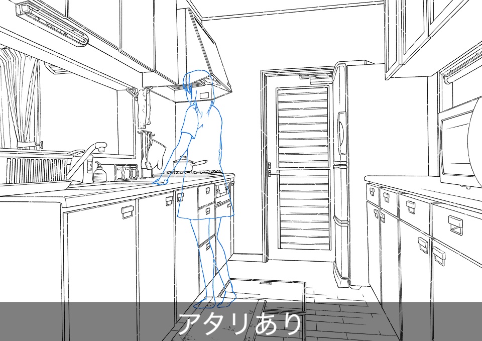 キッチン(アタリ付き)