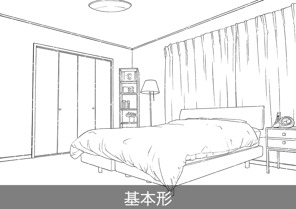 寝室(アタリ付き)