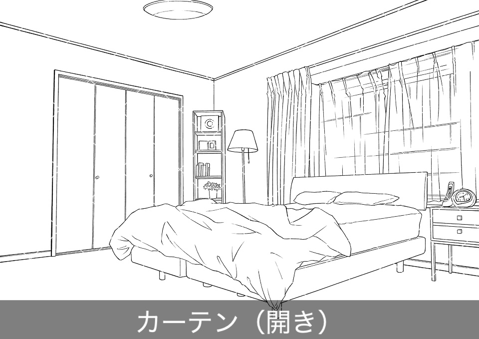 寝室(アタリ付き)