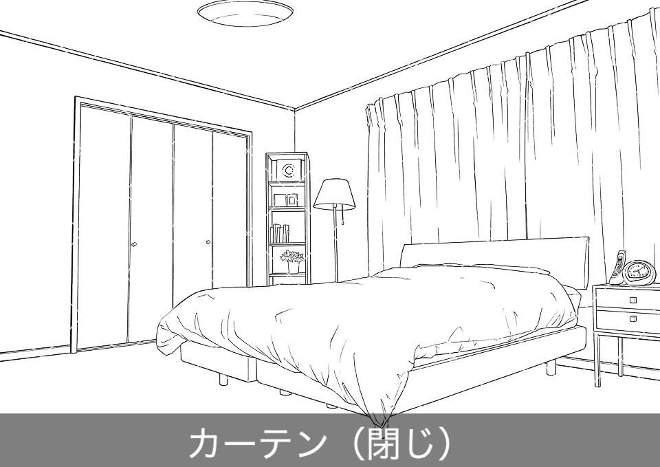 寝室(アタリ付き)