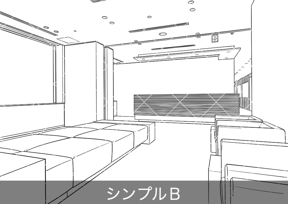 オフィス受付(アタリ付き)