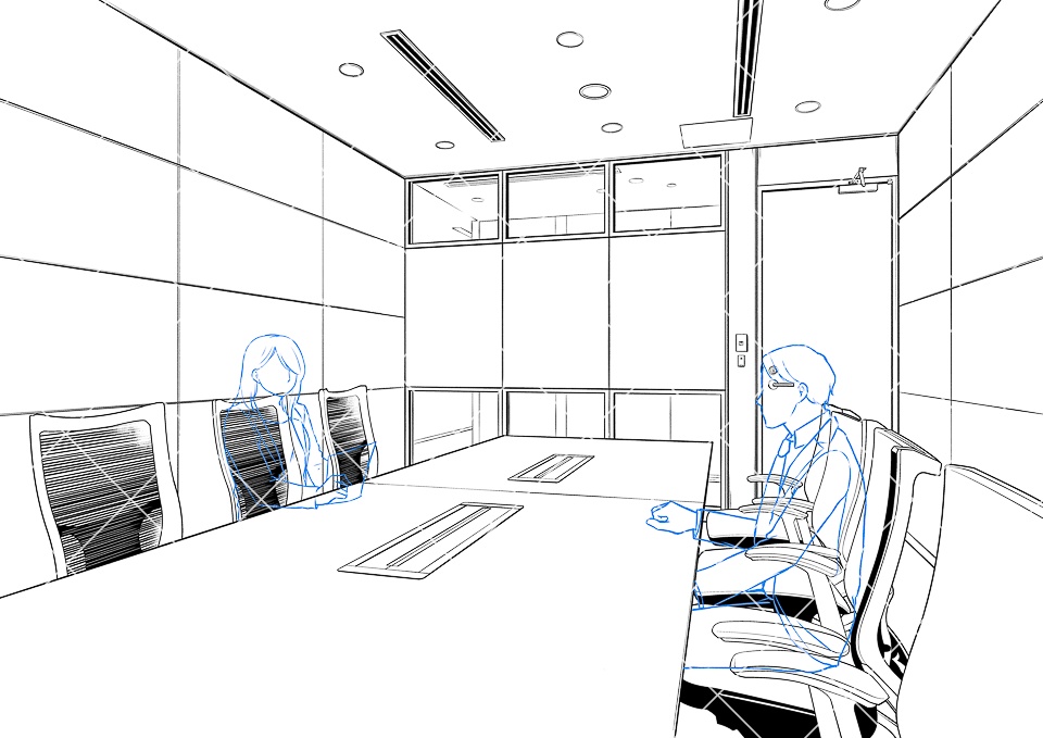 【まとめ割】都会のオフィスセット1