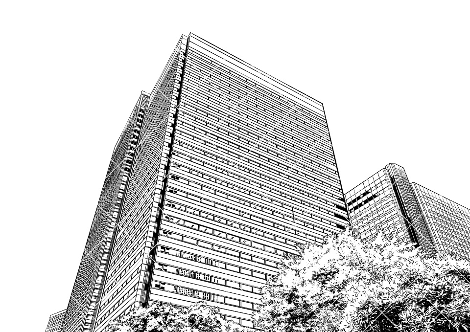 【まとめ割】都会のオフィスセット1