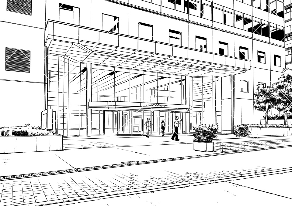 【まとめ割】都会のオフィスセット2