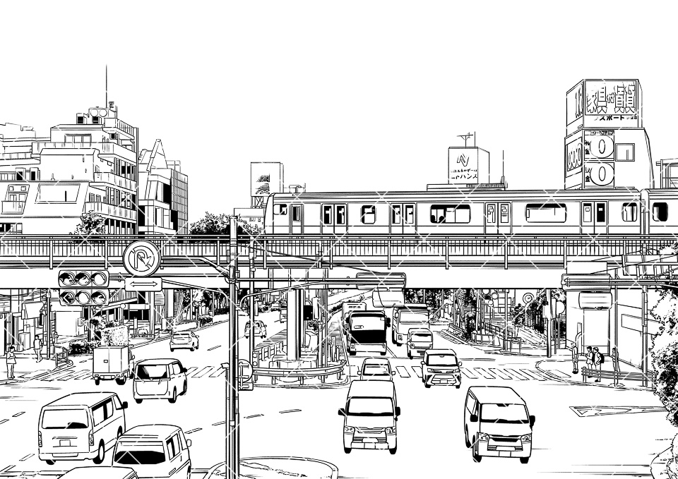 【まとめ割】都会のオフィスセット2