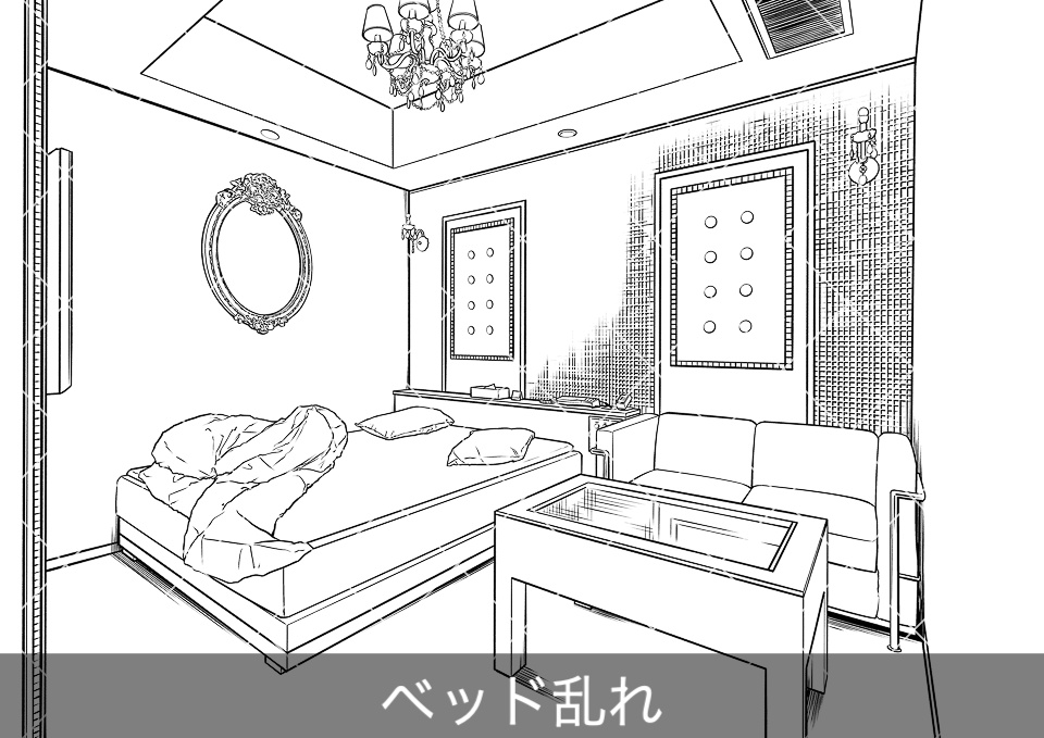 【無料】ラブホテル客室内(アタリ付き)