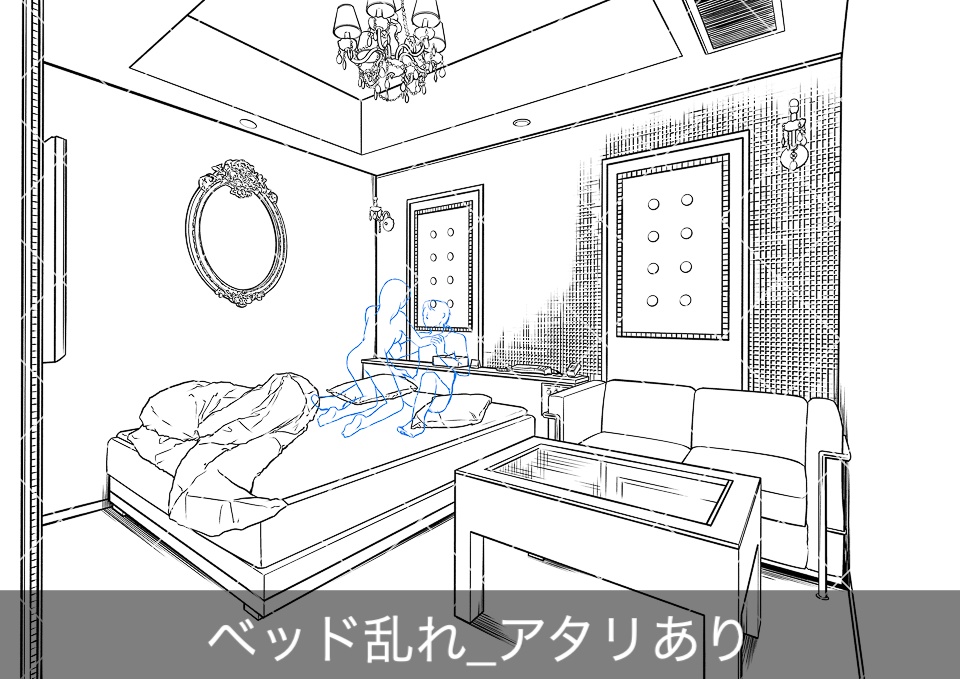 【無料】ラブホテル客室内(アタリ付き)