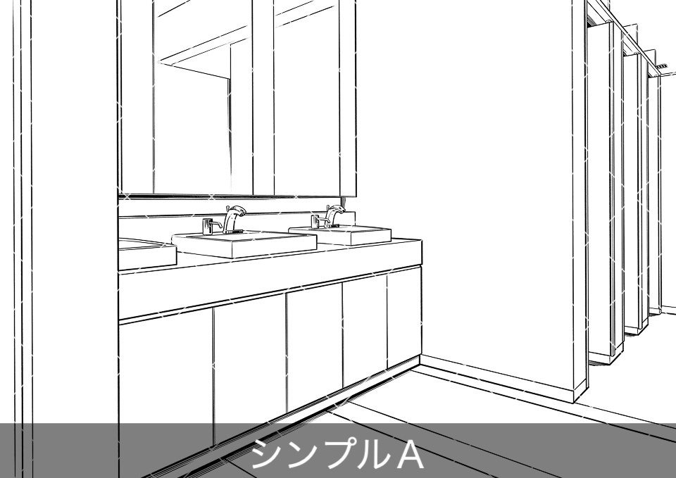 【無料】オフィス女性トイレ(アタリ付き)