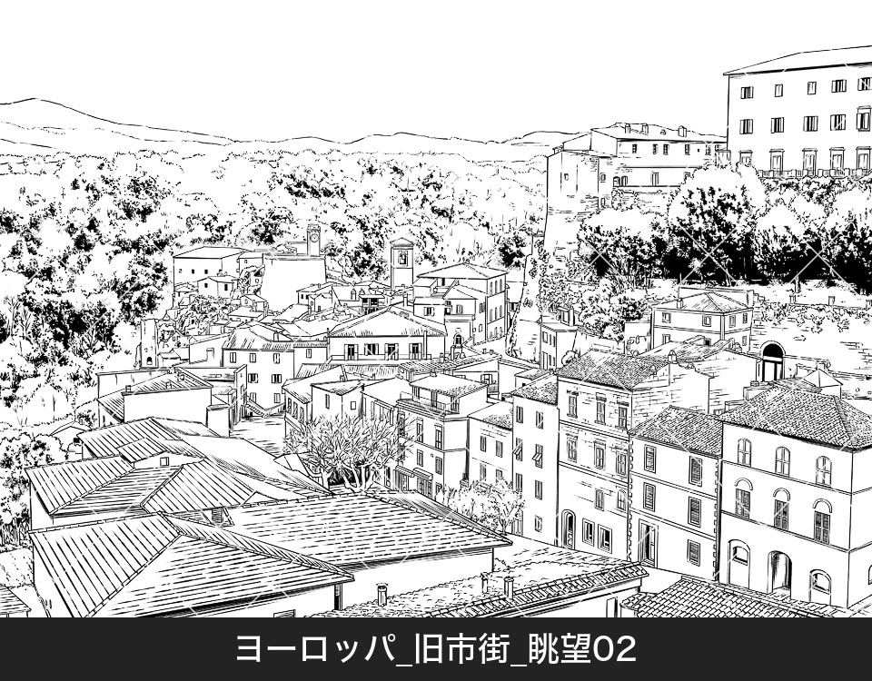 【無料期間中】ヨーロッパ・旧市街の眺望２