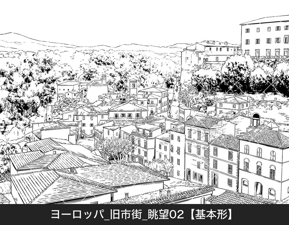 【無料期間中】ヨーロッパ・旧市街の眺望2