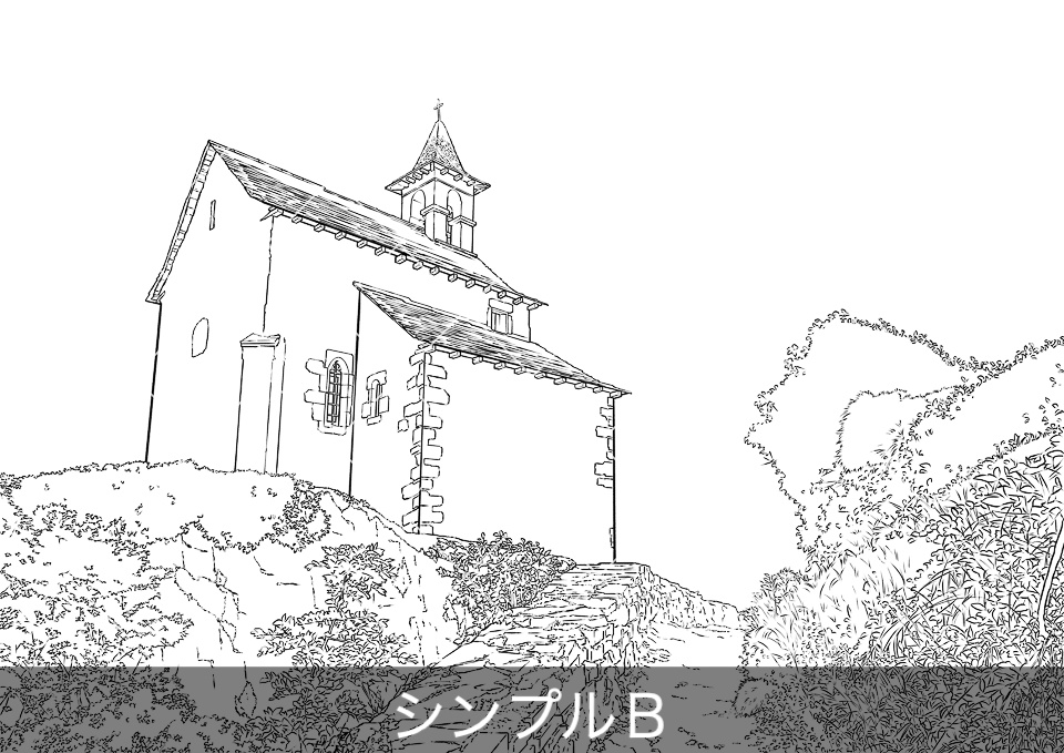 ヨーロッパ・教会の外観3(アタリ付き)