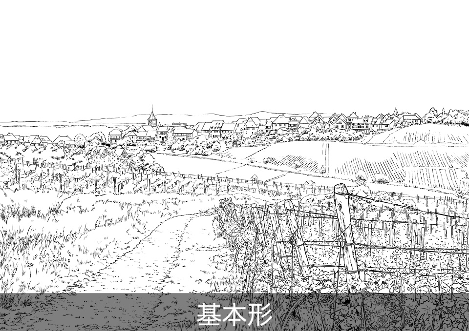 ヨーロッパ・田舎道(アタリ付き)