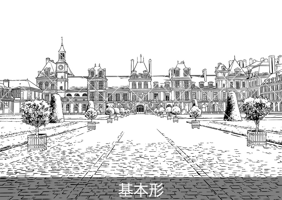 ヨーロッパ・宮殿の外観2