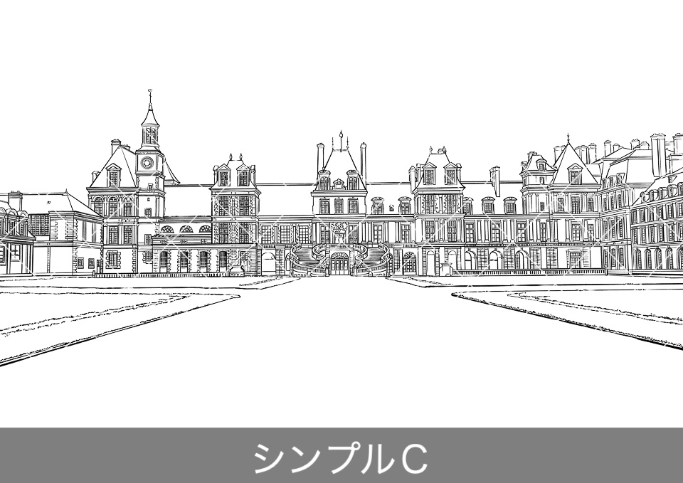 ヨーロッパ・宮殿の外観2