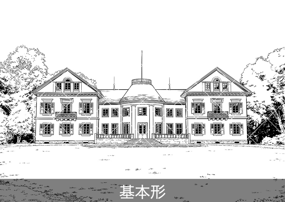 ヨーロッパ・洋館の外観