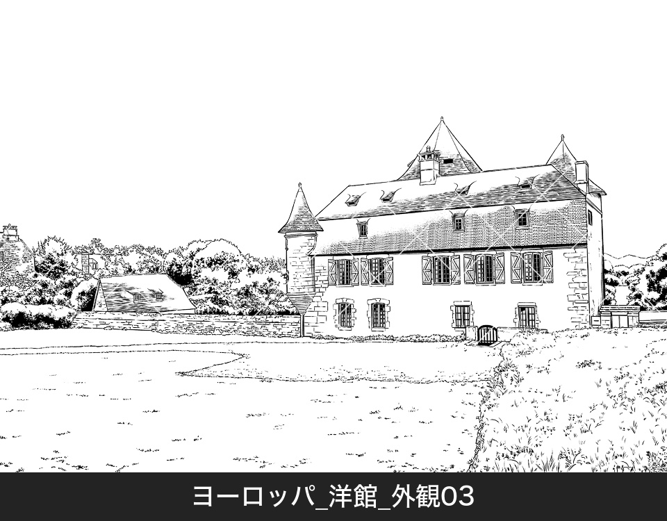 【無料期間中】ヨーロッパ・洋館の外観３