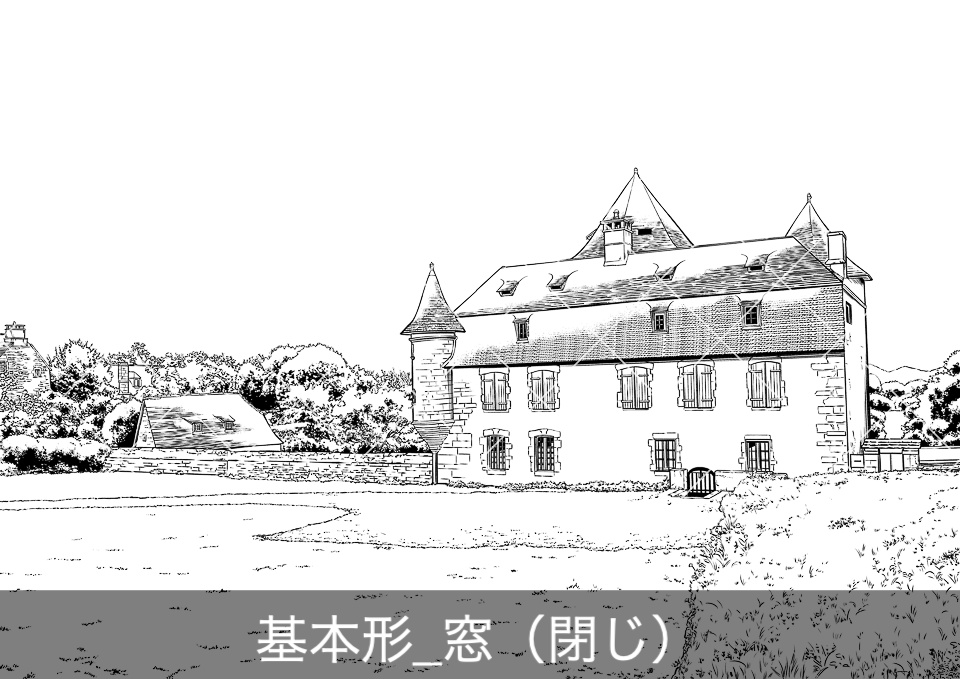 ヨーロッパ・洋館の外観3