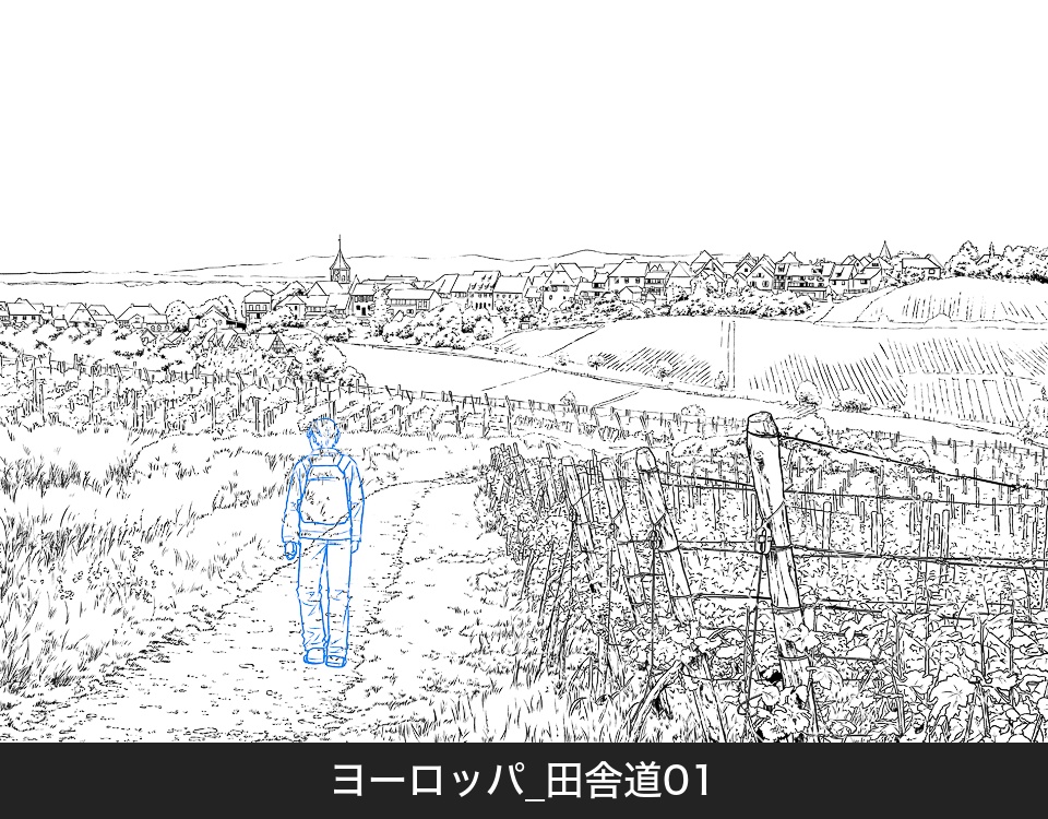洋館・宮殿・田舎道セット