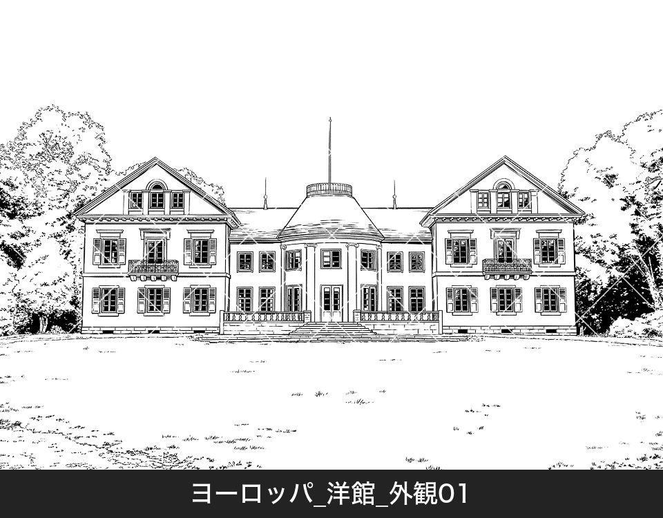 洋館・宮殿・田舎道セット
