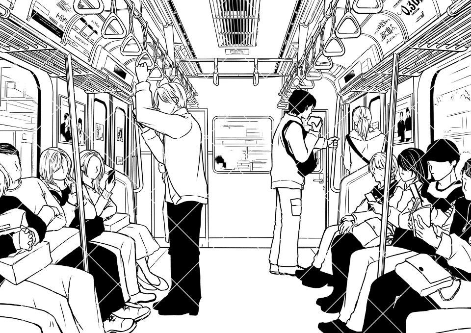 【まとめ割】電車の中セット2