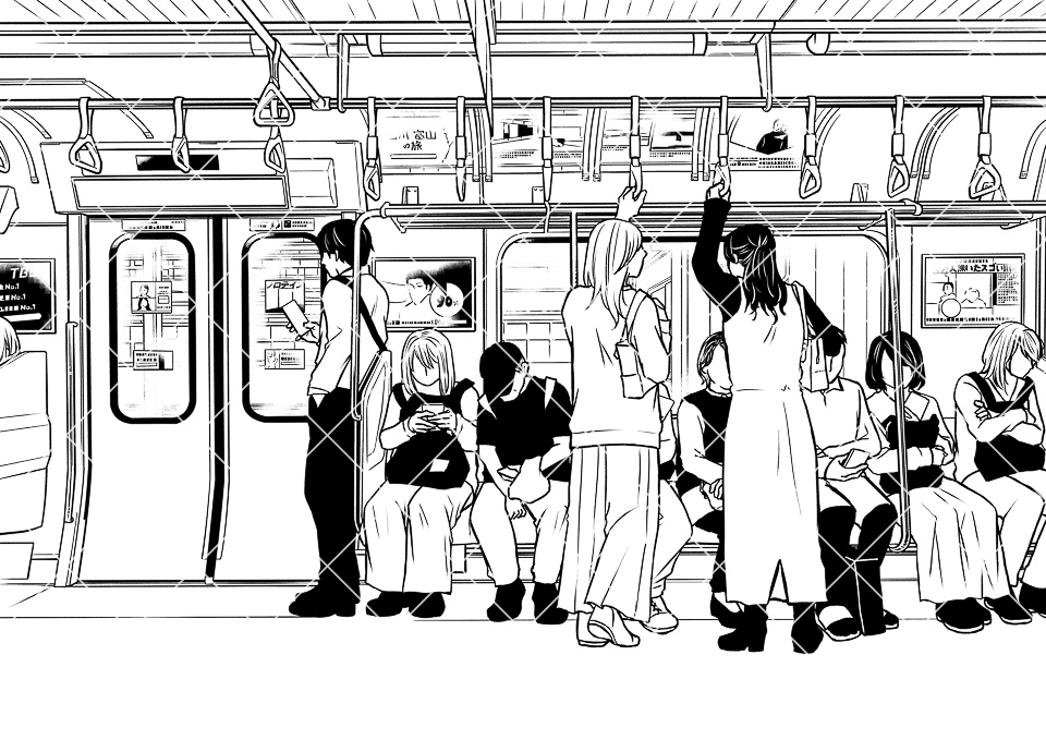 【まとめ割】電車の中セット2