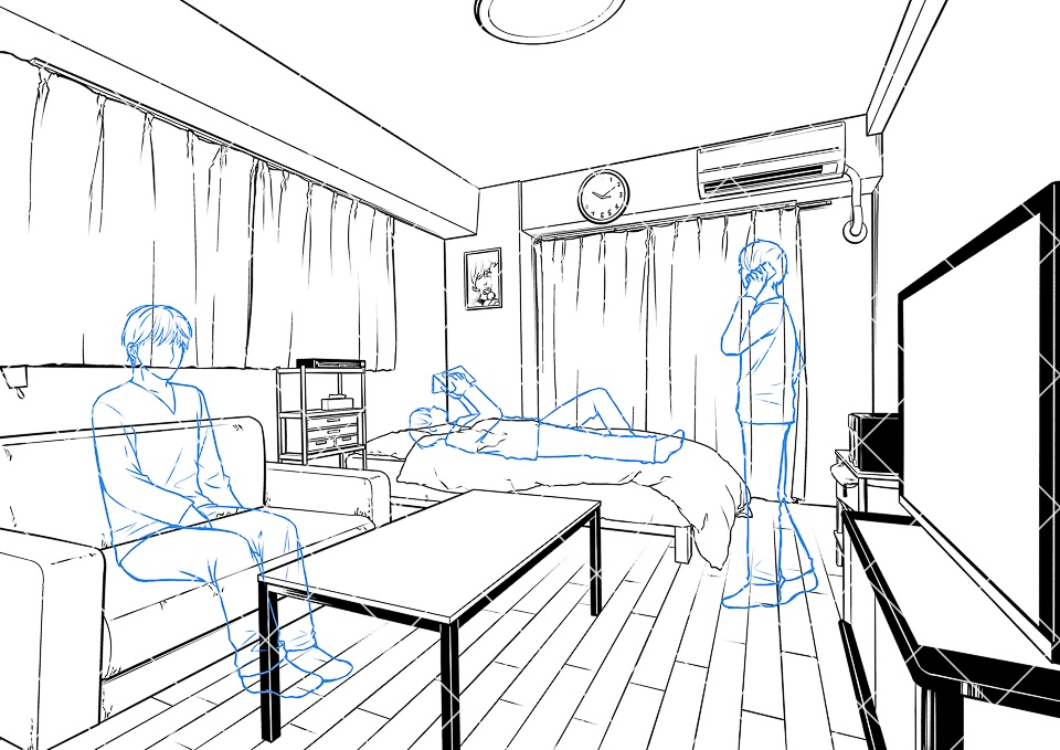 【まとめ割】日常シーンセット4 (25%OFF!)