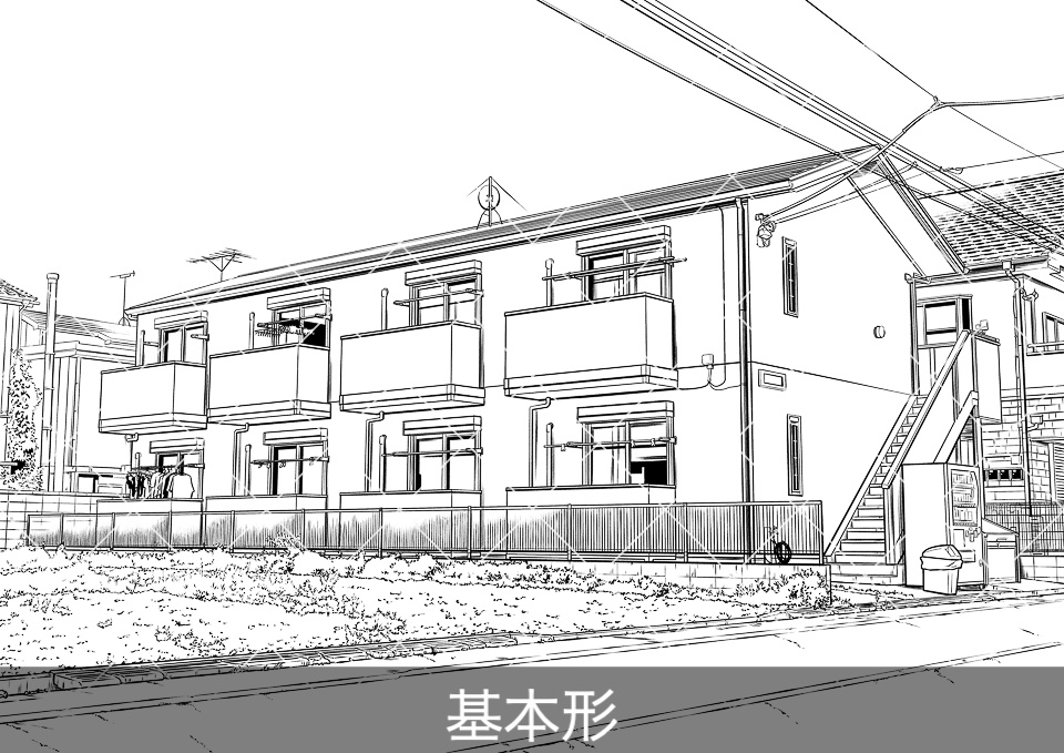 アパート外観4(アタリ付き)