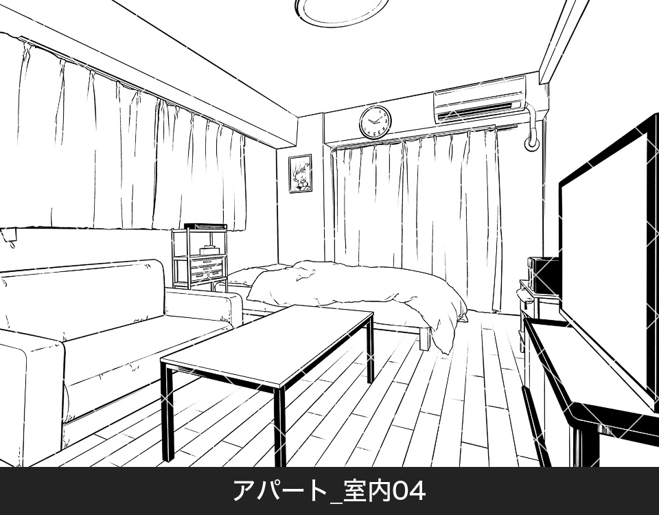 アパート室内4(アタリ付き)