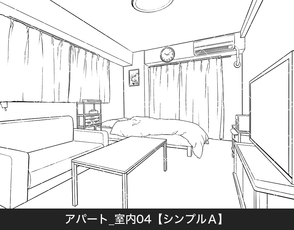 アパート室内4(アタリ付き)