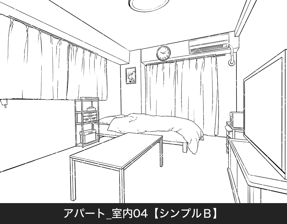 アパート室内4(アタリ付き)