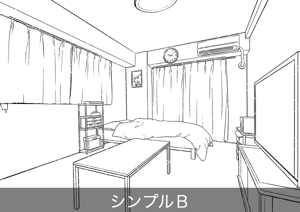 アパート室内4(アタリ付き)