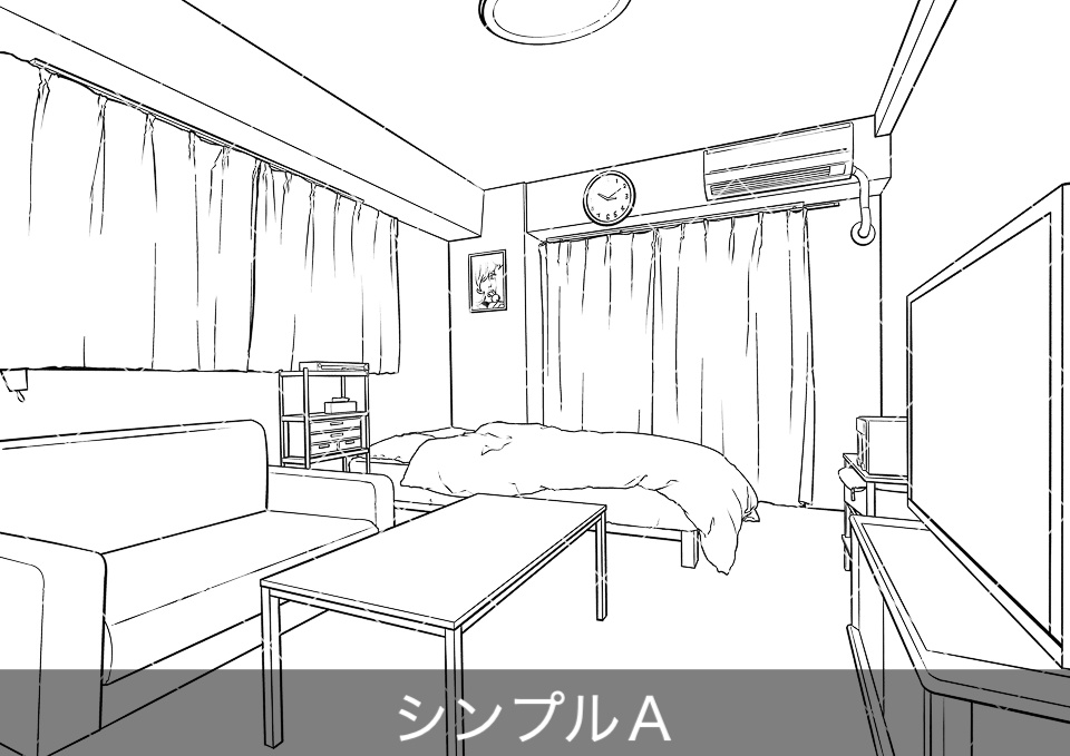 アパート室内4(アタリ付き)